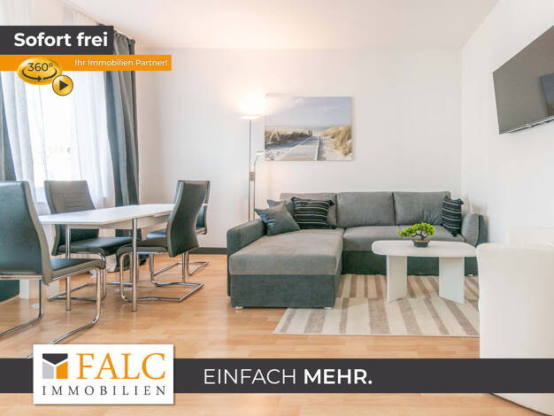 Wohnung zur Miete Wohnen auf Zeit 1.500 € 2 Zimmer 41,3 m² frei ab sofort Schützenbahn 15 Stadtkern Essen 45127