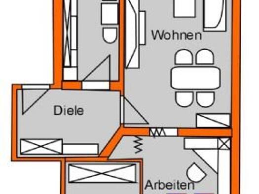 Wohnung zur Miete 539 € 2,5 Zimmer 69,1 m² 4. Geschoss Innenstadt Görlitz 02826