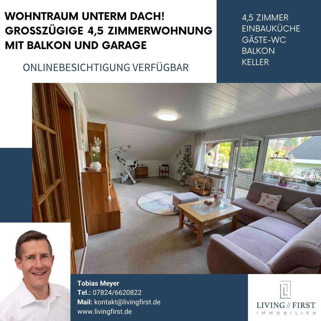 Wohnung zum Kauf 339.000 € 4,5 Zimmer 117,1 m²<br/>Wohnfläche 2.<br/>Geschoss Friesenheim Friesenheim 77948