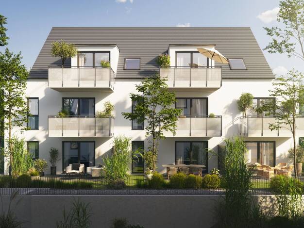 Terrassenwohnung zum Kauf - Neubau provisionsfrei als Kapitalanlage geeignet 419.900 € 2 Zimmer 68,8 m² Corneliusstrasse 13 Katzwang Nürnberg 90455