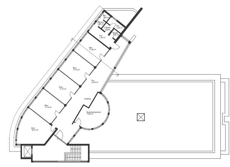 Bürofläche zur Miete 1.700 € 6 Zimmer Nordstraße 2 Delitzsch 04509