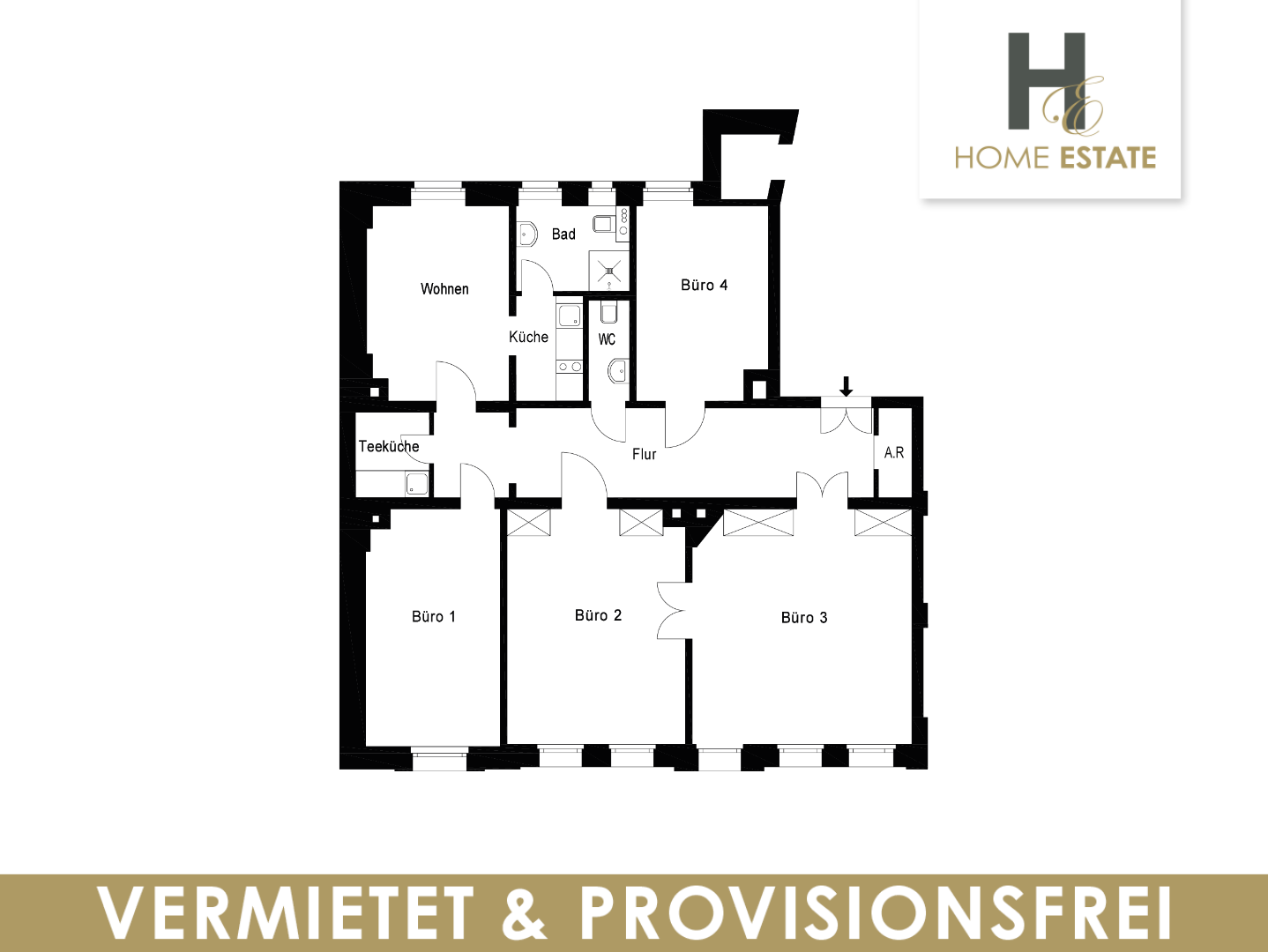 Wohnung zum Kauf provisionsfrei als Kapitalanlage geeignet 449.000 € 5 Zimmer 124 m²<br/>Wohnfläche Nonnenstraße 4 Plagwitz Leipzig 04229