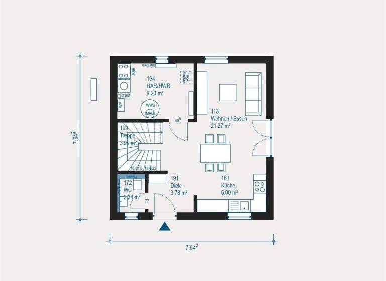 Einfamilienhaus zum Kauf 177.999 € 3 Zimmer 91 m² 628 m² Grundstück Vierraden Schwedt/Oder 16303