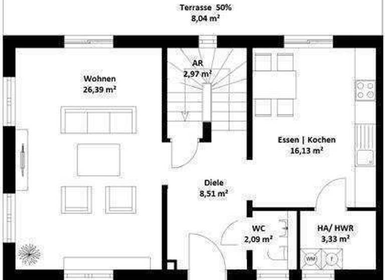 Wohnung zur Miete - Erstbezug 2.145 € 5 Zimmer 154 m² 3. Geschoss frei ab sofort von Hake-Straße 20 Schönwalde-Dorf Schönwalde-Glien 14621