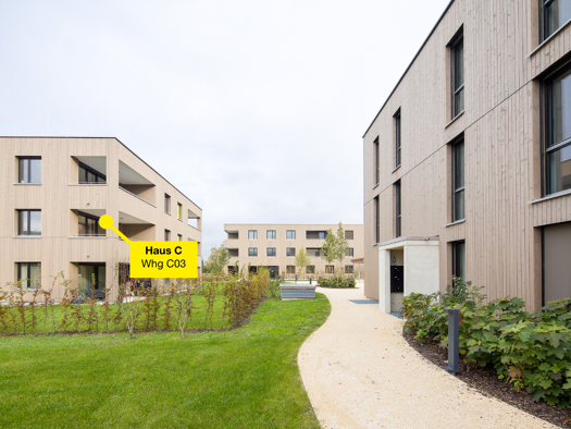 Terrassenwohnung zur Miete - Erstbezug 1.430 € 3 Zimmer 65,7 m² Bundesstraße 33b Höchst 6973