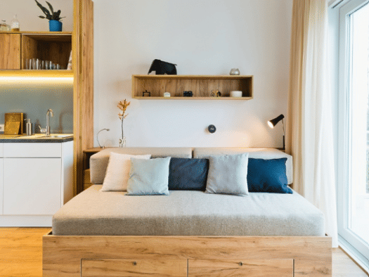 Wohnung zur Miete 565 € 1 Zimmer 21 m² Geschoss 1/3 frei ab 01.11.2026 Bahnhofstraße 21 Kaufering 86916