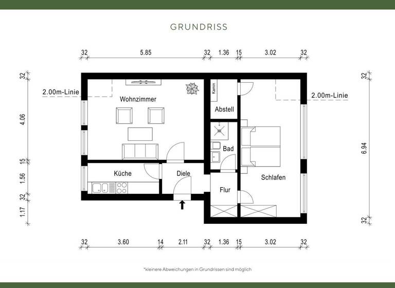 Wohnung zum Kauf 289.000 € 2 Zimmer 63 m² 4. Geschoss Mauritz Münster 48145