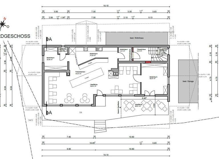 Restaurant zur Miete 1.000 € 75,1 m² Gastrofläche Walkertshofen 86877