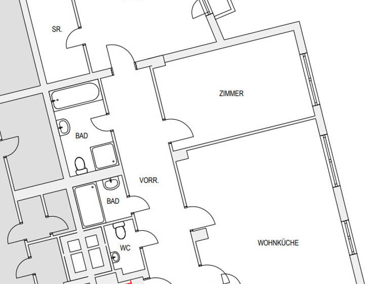Wohnung zur Miete 2.070 € 3 Zimmer 117,4 m²<br/>Wohnfläche Dachgeschoss, 9.<br/>Geschoss Wien 1030