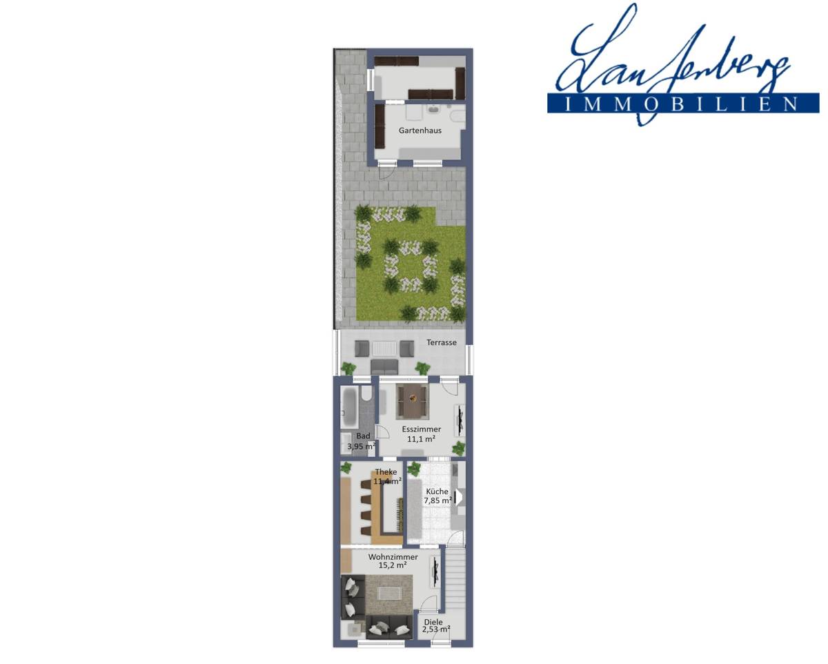 Reihenmittelhaus zum Kauf 350.000 € 3 Zimmer 79 m²<br/>Wohnfläche 183 m²<br/>Grundstück Südstadt 43 Hilden 40723