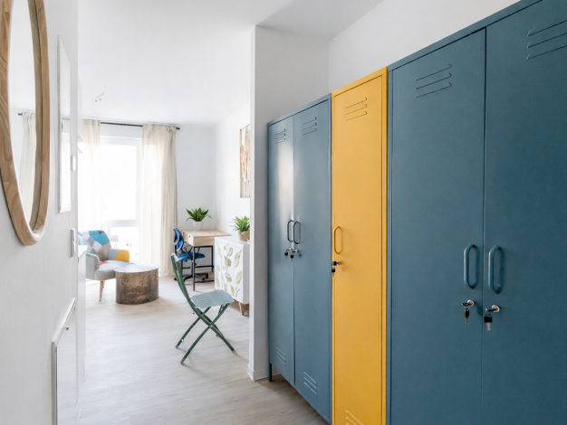 Studio zur Miete - Erstbezug 438 € 1 Zimmer 25,8 m² 4. Geschoss frei ab sofort Hansastraße 22 Alte Neustadt Magdeburg 39106