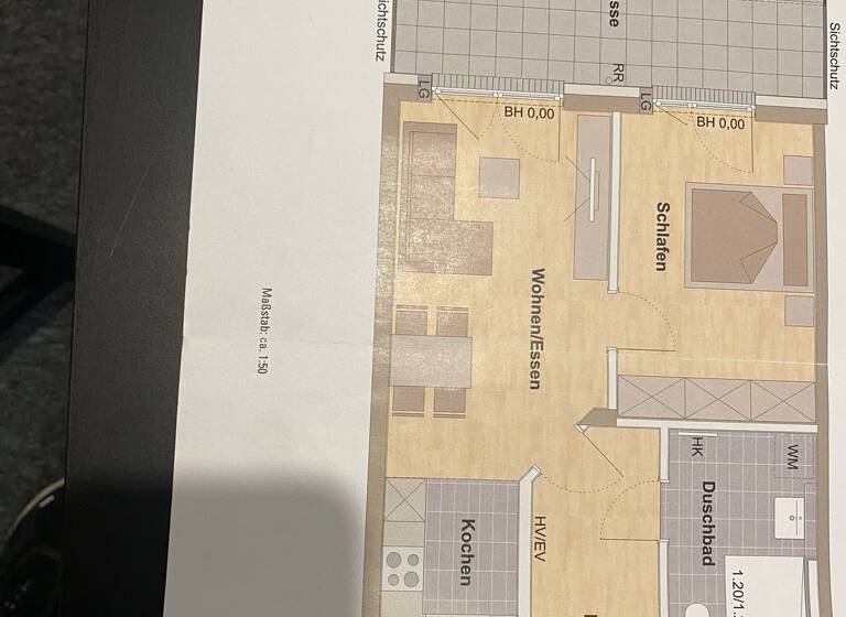 Terrassenwohnung zur Miete 930 € 2 Zimmer 58,8 m² EG Gustav-Mahler-Str. 10 Neusäß 86356