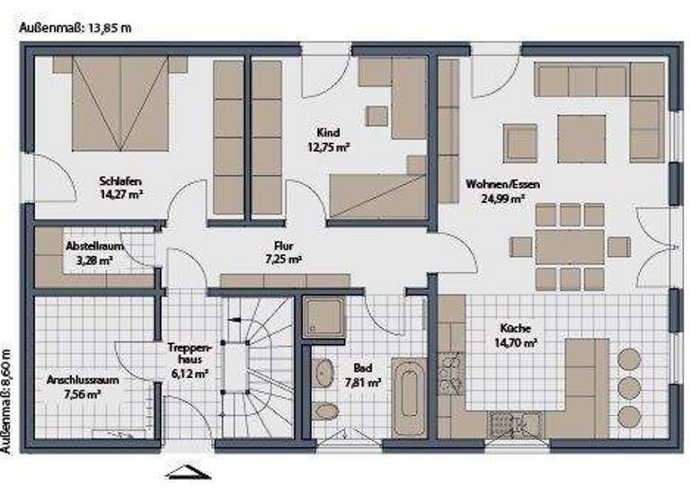 Mehrfamilienhaus zum Kauf provisionsfrei 595.369 € 6 Zimmer 202 m² 510 m² Grundstück Ering 94140