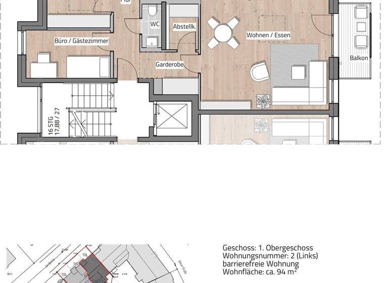 Wohnung zum Kauf 599.800 € 3 Zimmer 96,1 m² 1. Geschoss Laubegast Dresden 01279