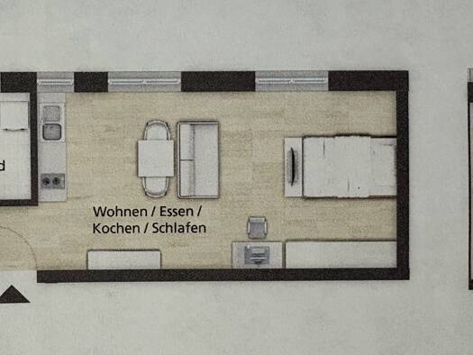 Studio zur Miete 675 € 1 Zimmer 39,2 m² Geschoss 1/2 frei ab sofort Bamberg 96052