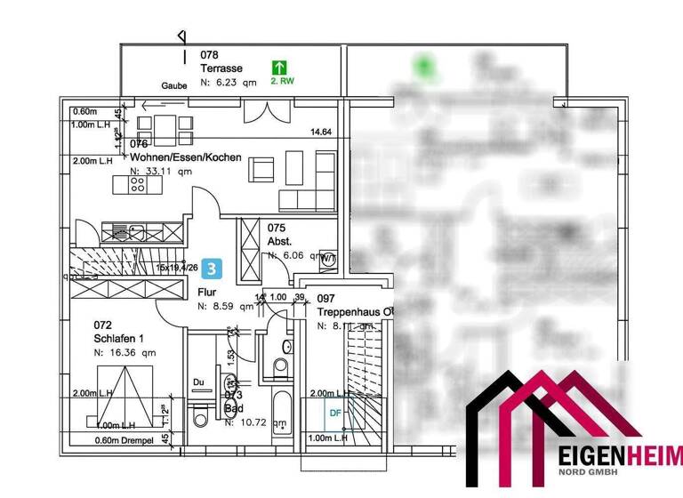 Maisonette zum Kauf provisionsfrei als Kapitalanlage geeignet 289.900 € 3 Zimmer 103 m² Berne 27804