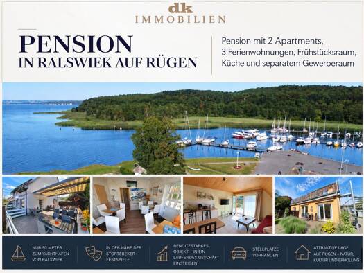 Gastronomie/Hotel zum Kauf 650.000 € 267 m² Gastrofläche 600 m² Grundstück Ralswiek Ralswiek 18528