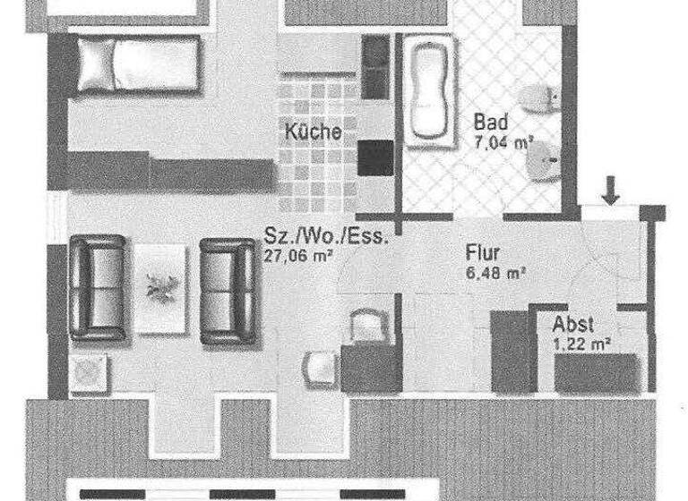 Studio zum Kauf 155.000 € 1 Zimmer 41 m² 3. Geschoss Deggendorf 94469