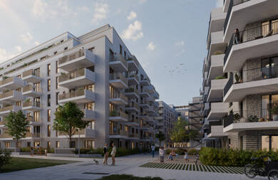 Wohnung zum Kauf - Neubau provisionsfrei 665.000 € 3 Zimmer 86,3 m² 3. Geschoss Billhorner Kanalstraße 52-66 Rothenburgsort Hamburg 20539