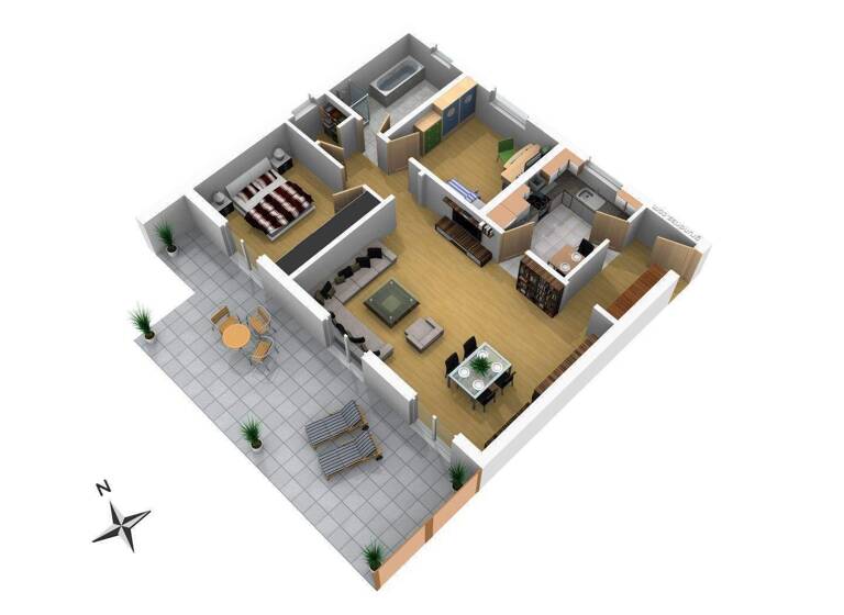 Wohnung zum Kauf 315.000 € 3 Zimmer 104 m² 4. Geschoss frei ab sofort Schwenningen Villingen-Schwenningen 78054