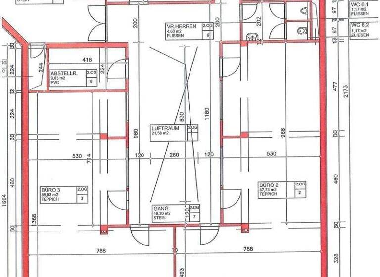 Praxisfläche zur Miete 998 € 2 Zimmer Wien 11.,Simmering 1110