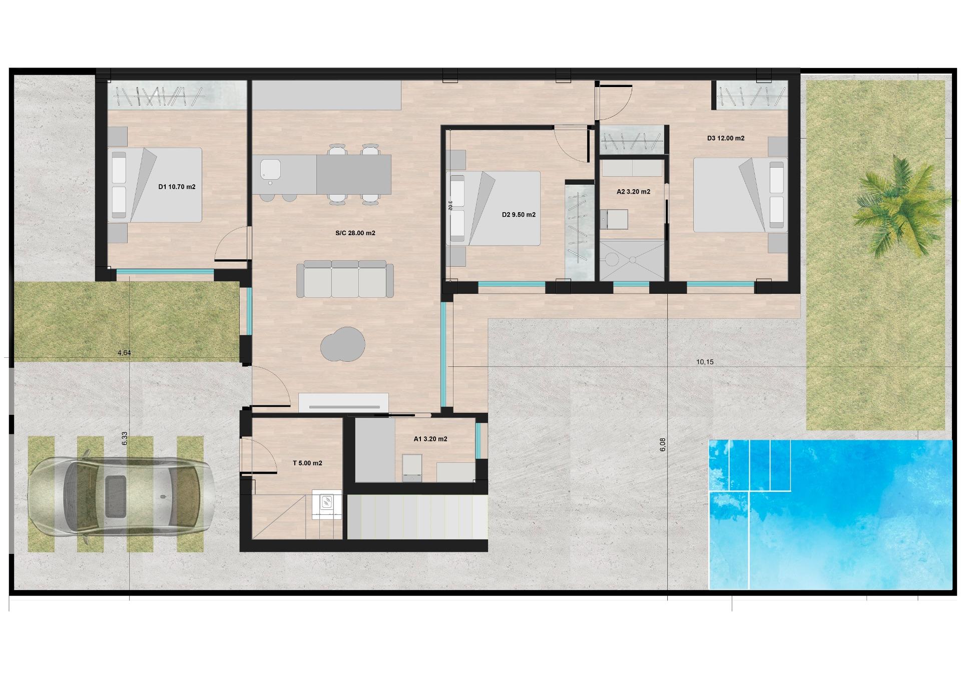 Villa zum Kauf 315.950 € 3 Zimmer 80 m²<br/>Wohnfläche 189 m²<br/>Grundstück Roldan