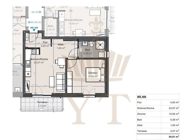 Terrassenwohnung zur Miete 850 € 2 Zimmer 54 m²<br/>Wohnfläche Biesenthal Biesenthal 16359