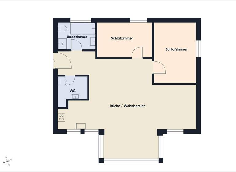 Wohnung zur Miete 1.300 € 3 Zimmer 86,9 m² 2. Geschoss Ankergasse 18 Hard 6971