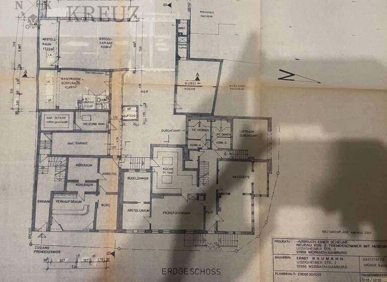 Hotel zum Kauf 998.000 € 35 Zimmer 550 m² Grundstück Gamburg Werbach 97956
