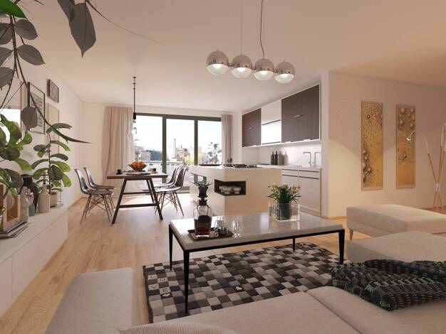 Terrassenwohnung zur Miete - Erstbezug 2.033 € 4 Zimmer 135,5 m² Dachgeschoss, 5. Geschoss frei ab 01.12.2025 Jacobstraße 14 Innenstadt Halle (Saale) 06110