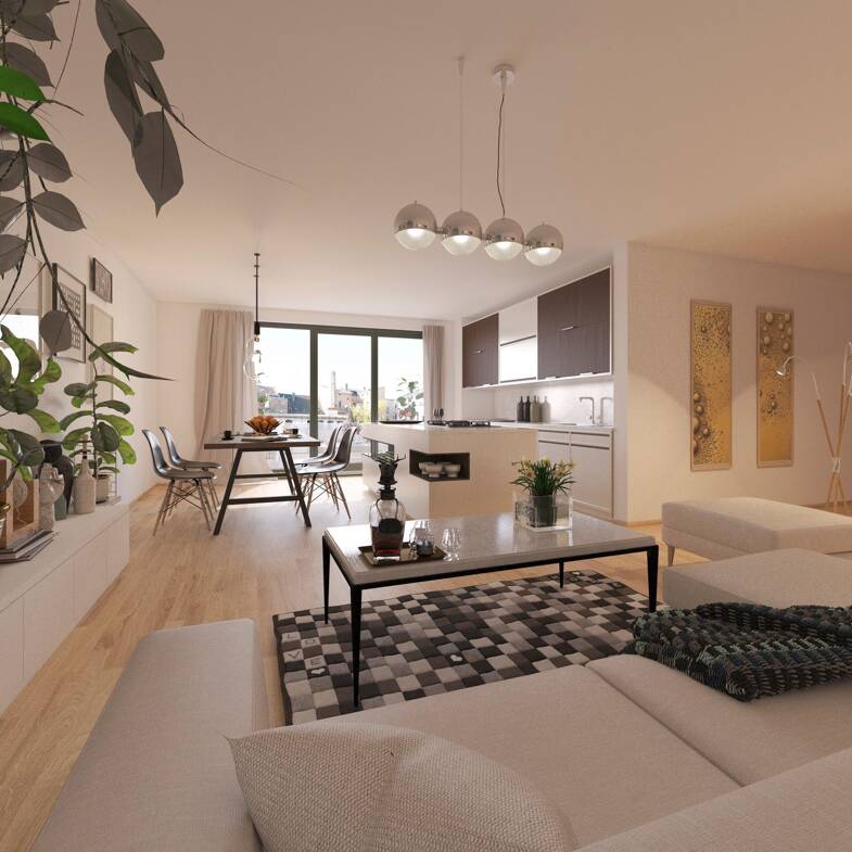 Terrassenwohnung zur Miete - Neubau 2.033 € 4 Zimmer 135,5 m² Dachgeschoss, 5. Geschoss frei ab 01.12.2025 Jacobstraße 14 Innenstadt Halle (Saale) 06110