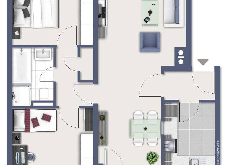 Wohnung zum Kauf 190.000 € 3 Zimmer 75,1 m² EG Lahr Lahr/Schwarzwald 77933