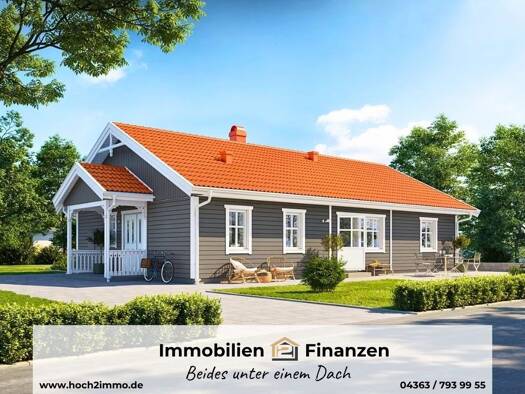 Bungalow zum Kauf - Erstbezug provisionsfrei 449.000 € 5 Zimmer 111 m² 500 m² Grundstück Harmsdorf Harmsdorf 23738