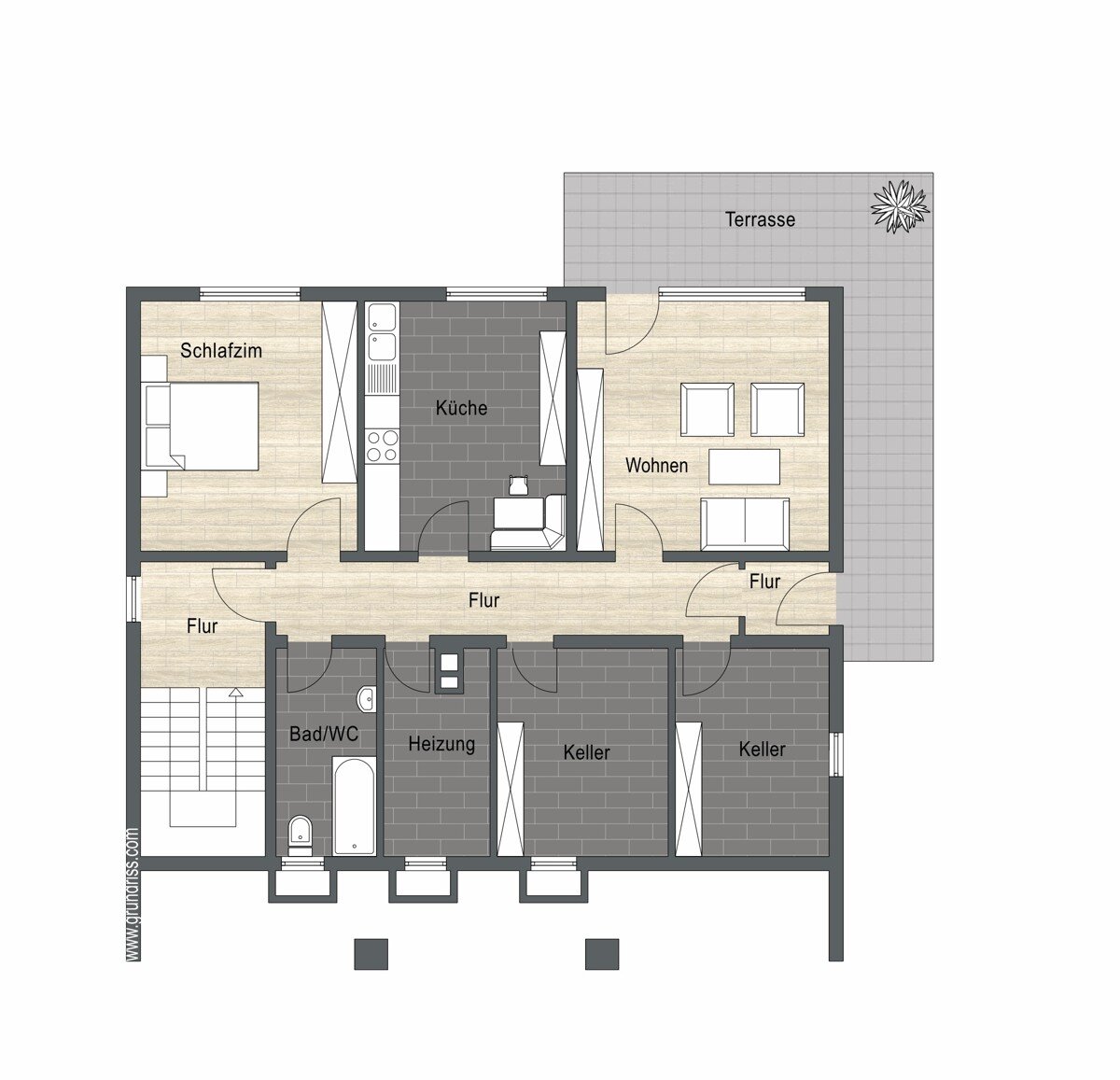 Mehrfamilienhaus zum Kauf 495.000 € 6 Zimmer 165 m²<br/>Wohnfläche 1.106 m²<br/>Grundstück Heinsheim Bad Rappenau-Heinsheim 74906