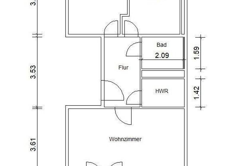 Wohnung zur Miete 387 € 2 Zimmer 56,8 m² 4. Geschoss Rollestraße 9 Neustädter Feld Magdeburg 39128