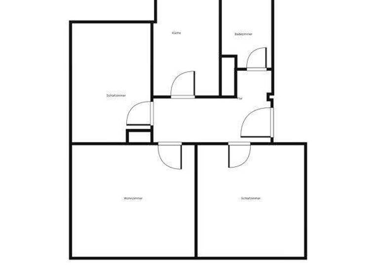 Wohnung zur Miete 625 € 3 Zimmer 66 m² 5. Geschoss frei ab 04.04.2026 Moltkestr. 2 Rastatt 76437