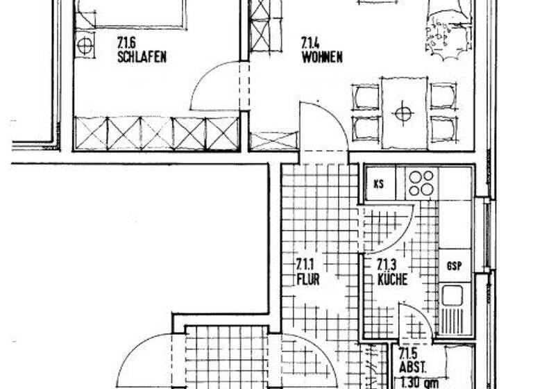Wohnung zur Miete 560 € 2 Zimmer 56 m² Steimker Str. 6 Syke 28857