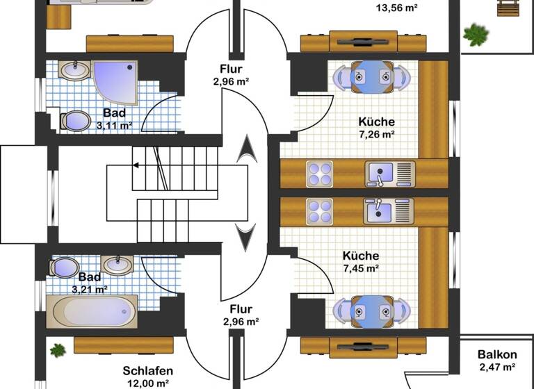 Wohnung zum Kauf 199.000 € 2 Zimmer 42 m²<br/>Wohnfläche 1.<br/>Geschoss Zeppelinheim Neu-Isenburg 63263