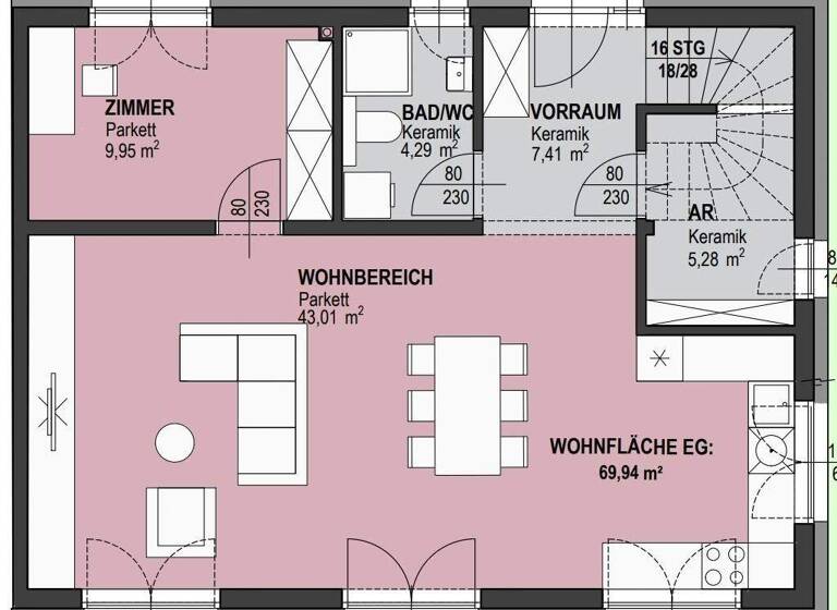 Einfamilienhaus zum Kauf 331.500 € 5 Zimmer 133 m² 360 m² Grundstück Obermarkersdorf 2073