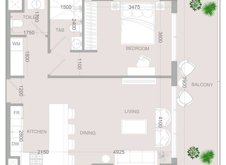 Wohnung zum Kauf provisionsfrei 311.967 € 2 Zimmer 77,9 m² Dubai 00000