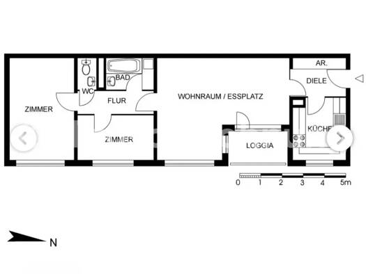 Wohnung zur Miete Tauschwohnung 522 € 2,5 Zimmer 71 m² 1. Geschoss Tegel Berlin 13439