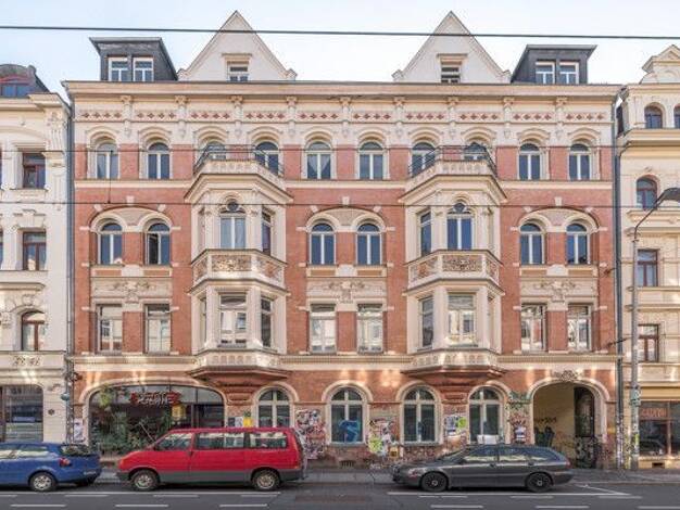 Wohnung zur Miete 319 € 2 Zimmer 35,2 m² 4. Geschoss frei ab 12.09.2026 Wolfgang-Heinze-Straße 13 Connewitz Süd 04277
