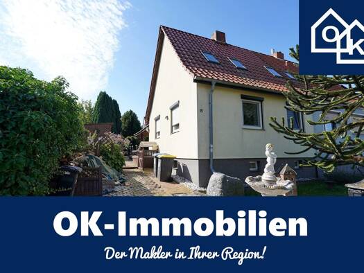 Doppelhaushälfte zum Kauf 185.000 € 3 Zimmer 84,4 m² 679 m² Grundstück Klein Ammensleben Niedere Börde 39326