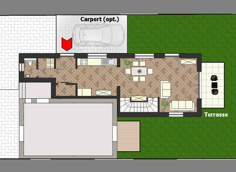 Maisonette zum Kauf - Erstbezug 3,5 Zimmer 105 m² Bad Tölz 83646
