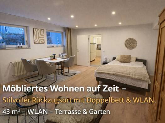 Studio zur Miete auf Zeit 970 € 1 Zimmer 43 m² frei ab 13.06.2026 Breslauer Str. 0 Offenbach 76877