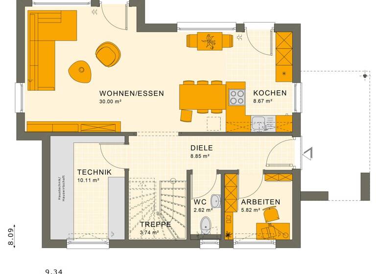 Einfamilienhaus zum Kauf 356.099 € 5 Zimmer 125 m² 888 m² Grundstück Siesbach 55767
