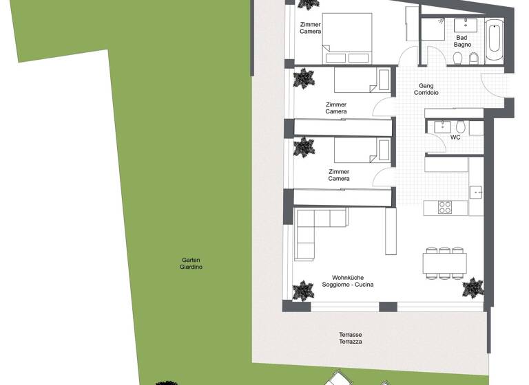 Wohnung zum Kauf 625.000 € 4 Zimmer 92 m² EG Natz-Schabs 39040