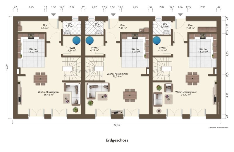 Reihenendhaus zum Kauf 467.000 € 4 Zimmer 117,7 m²<br/>Wohnfläche 190 m²<br/>Grundstück HEW - Siedlung, Bez. 11 Geesthacht 21502