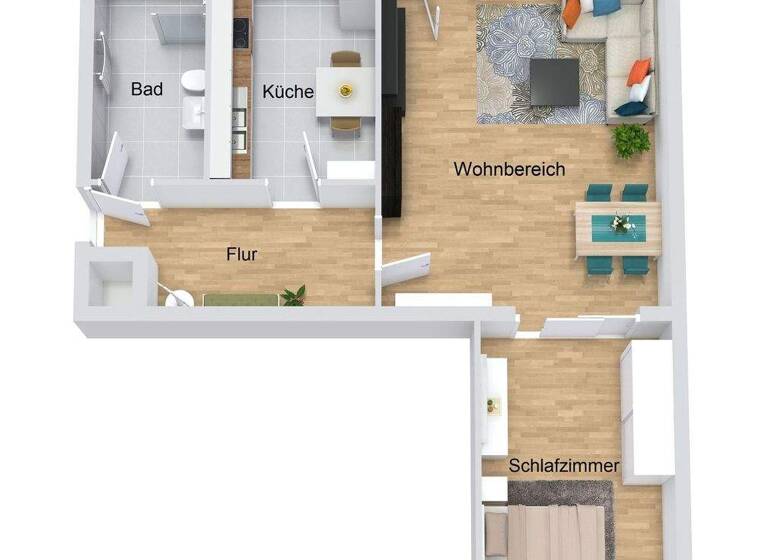 Wohnung zur Miete 760 € 2 Zimmer 76 m² 1. Geschoss frei ab sofort Heese Celle 29225