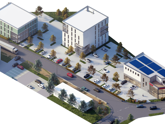 Büro zur Miete 4.000 m² Bürofläche Siemensstraße 6 b Industriegebiet Landshut 84030